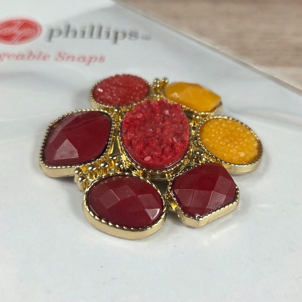 Lindsay Phillips Hadley Rhinestone Snaps - Picture 4 of 6